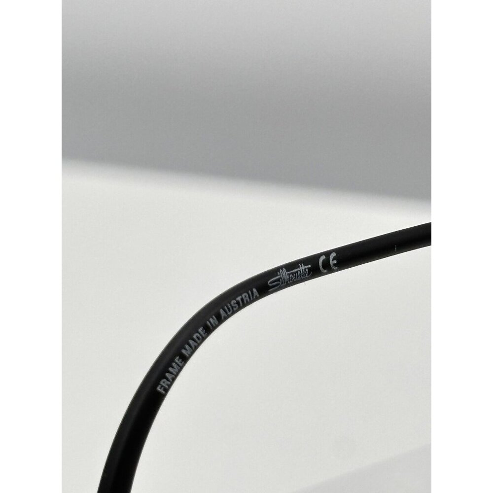Silhouette Eyeglasses 5500 70 7000 blue black Silver Rimless 52[]17 135 (LE-1) - Picture 8 of 10